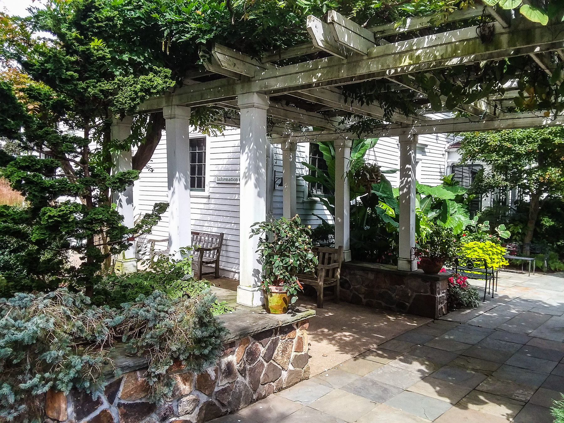 Pergola at the Frelinghuysen Arboretum